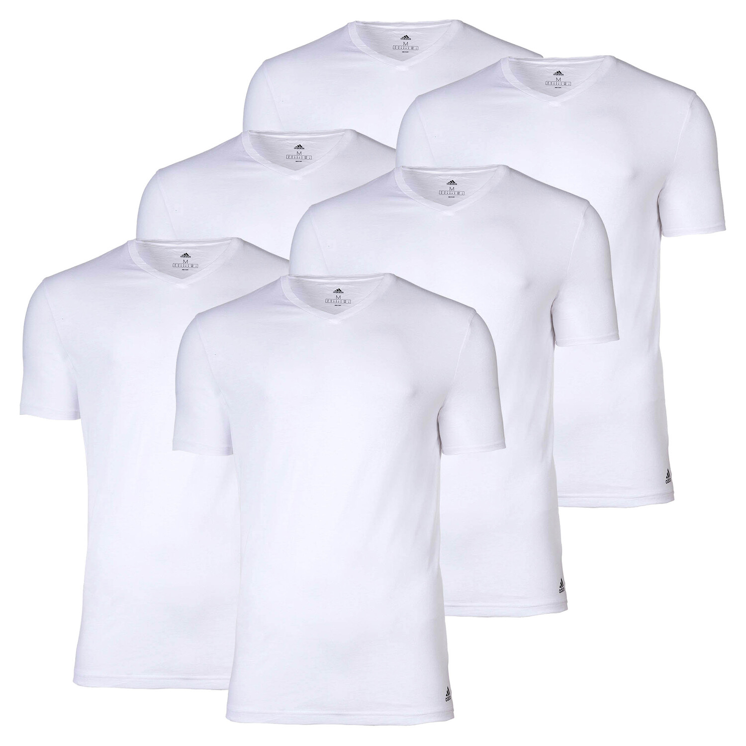 

Футболка adidas 6er Pack, белый