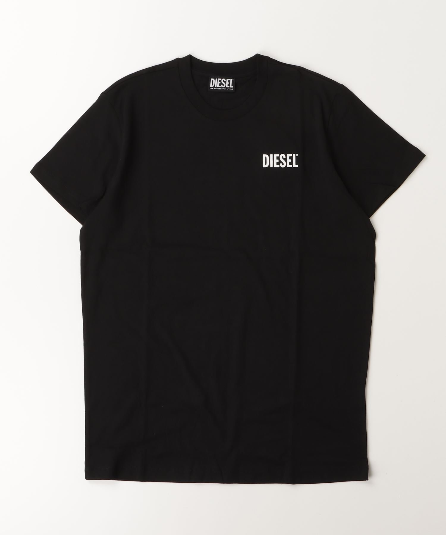 Детская футболка с коротким рукавом и логотипом бренда DIESEL, Black — фото 2