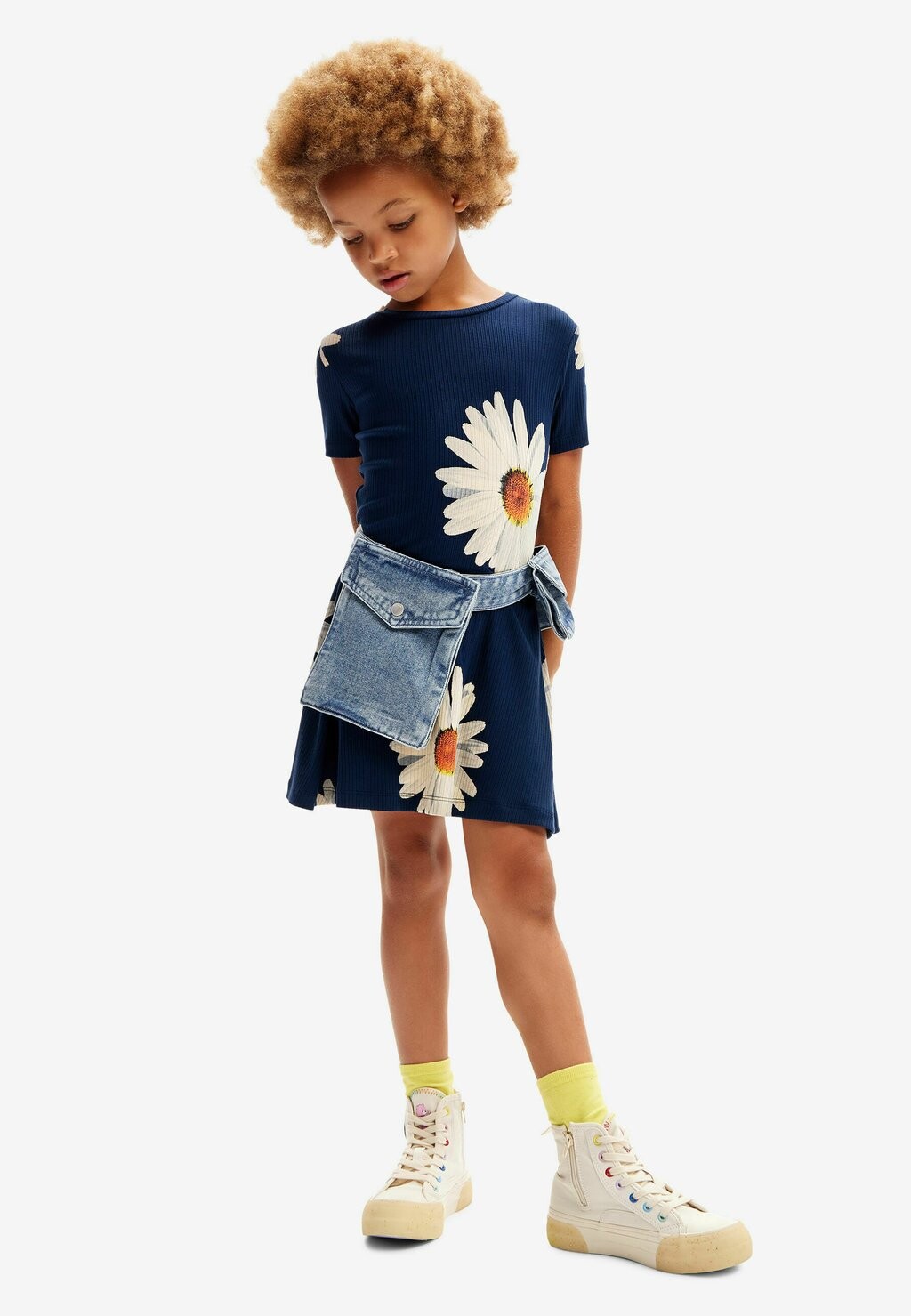 

Трикотажное платье Daisy Desigual, синий