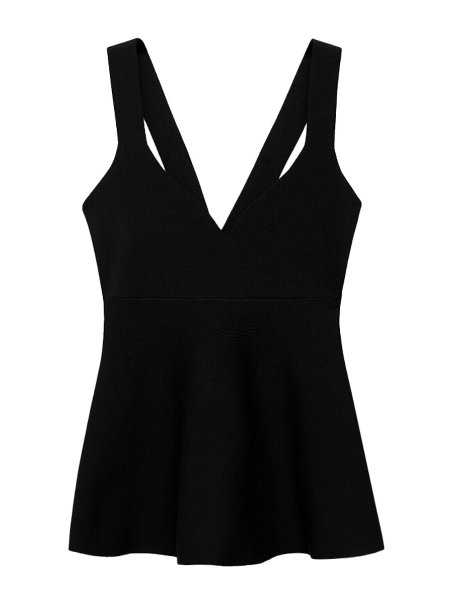 

Топ MANGO CINNAMON, черный