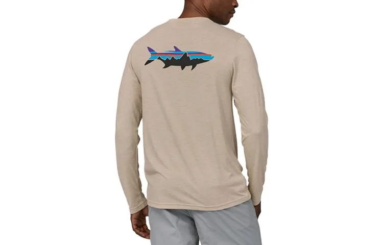 Футболка мужская Capilene COOL Quick Dry Patagonia, Salt Gray/FTGY — фото 4