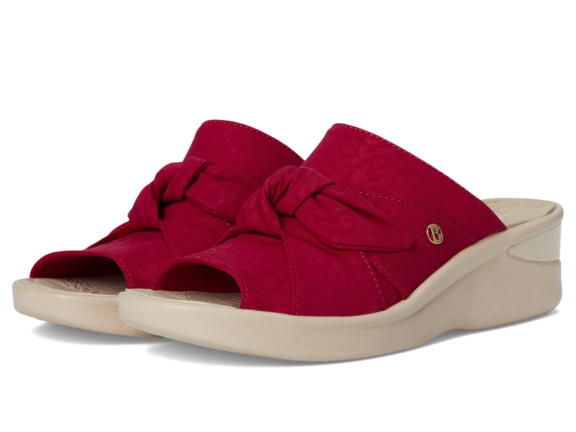 Сандалии LifeStride Smile Slides, цвет Fire Red Monomesh Fabric
