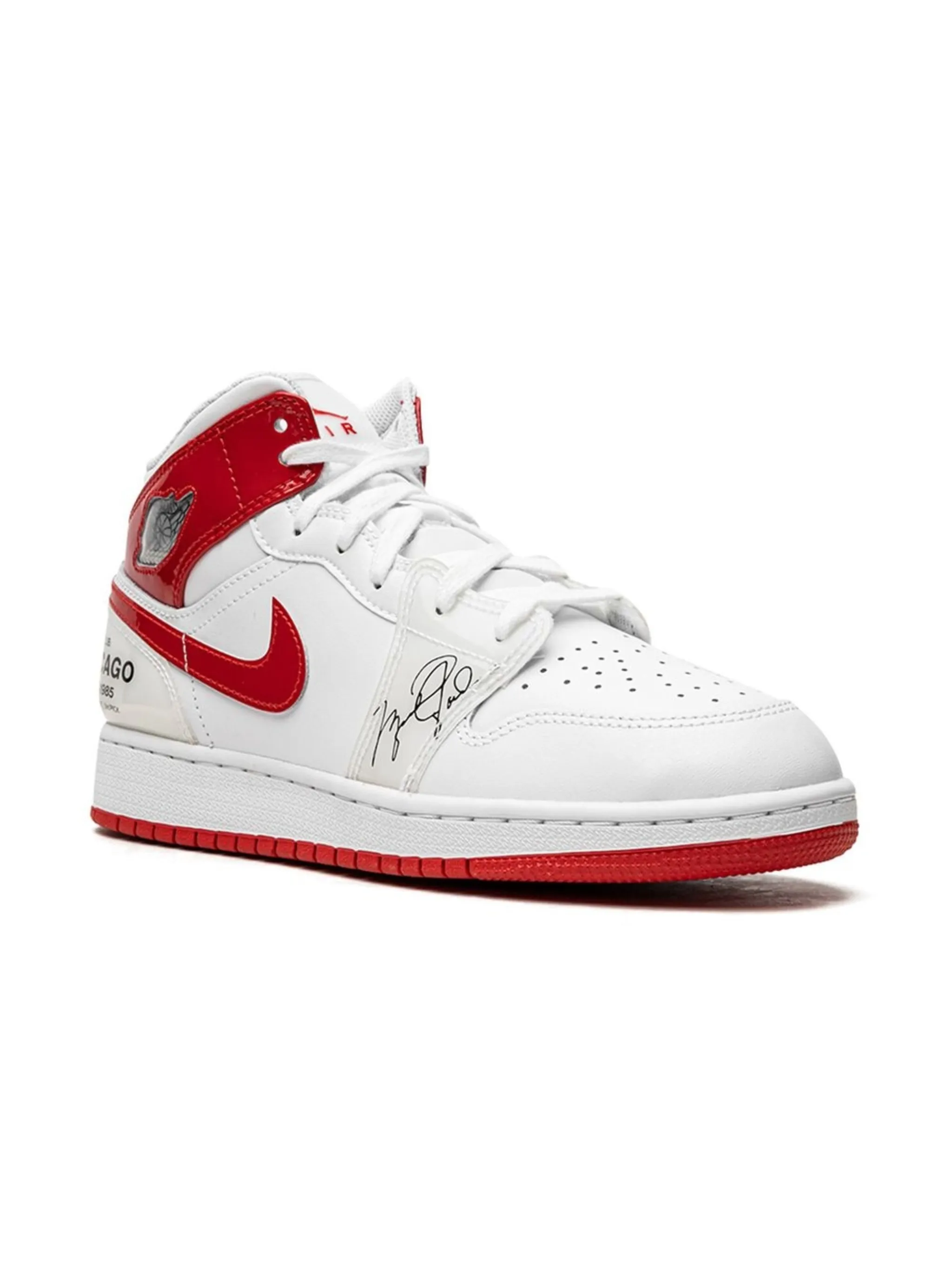 Кроссовки Air Jordan 1 Mid SS Rookie Season Jordan Kids, белый — фото 4
