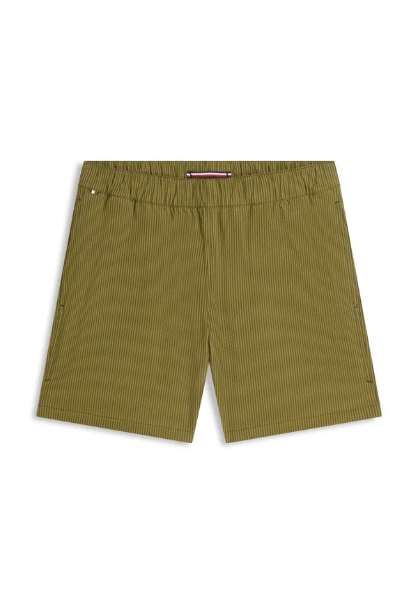 Шорты из высококачественной жатой ткани dover Tommy Hilfiger, Dark Artichoke/Grey — фото 4