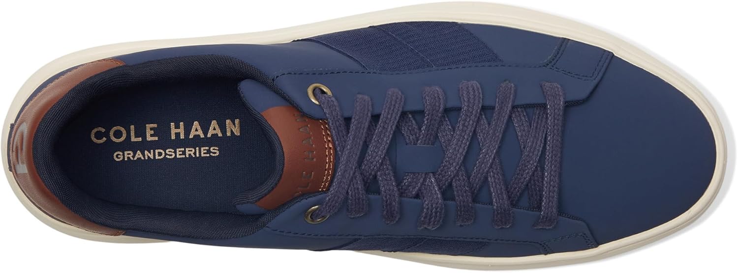 Мужские кроссовки Cole Haan Grand Crosscourt Premier, слоновая кость/синий — фото 3