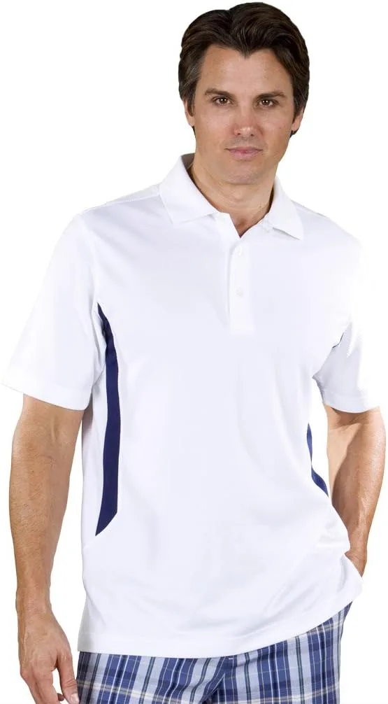 

Monterey Club мужская поло с контрастными вставками Tee-Up Side #1094