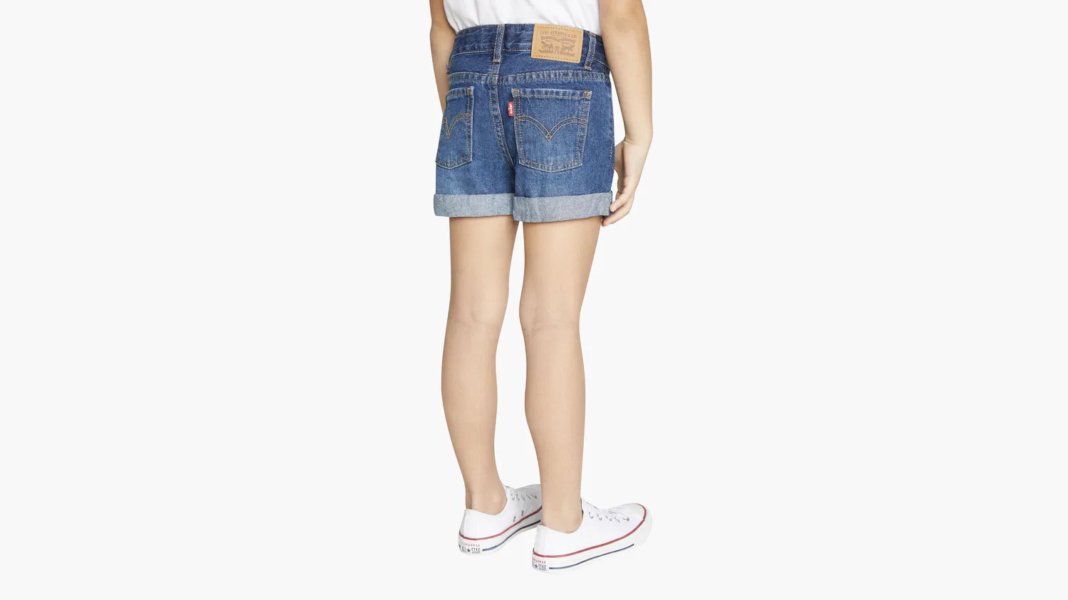 Шорты для девочек 4-6 лет Levi's, Dark Wash — фото 2