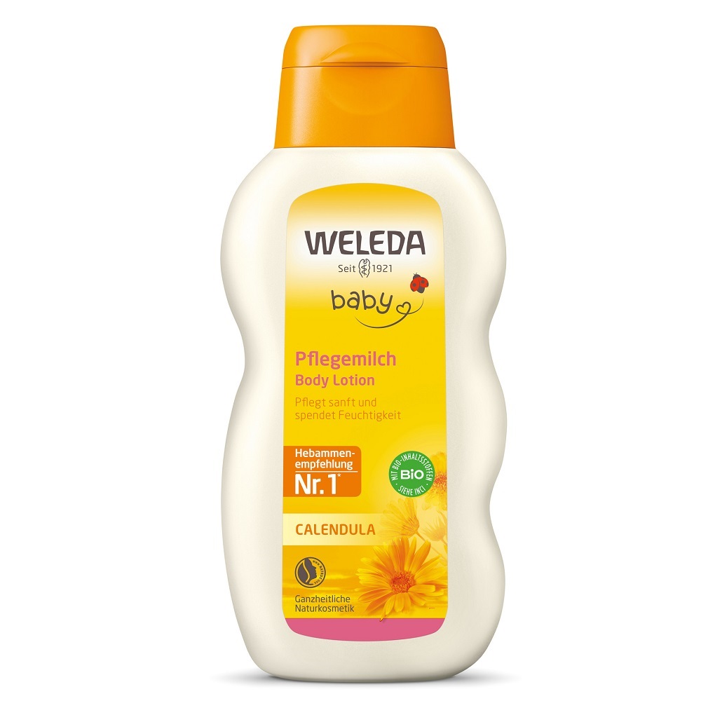 

Детское молочко для тела с календулой calendula baby body lotion Weleda, 200 мл