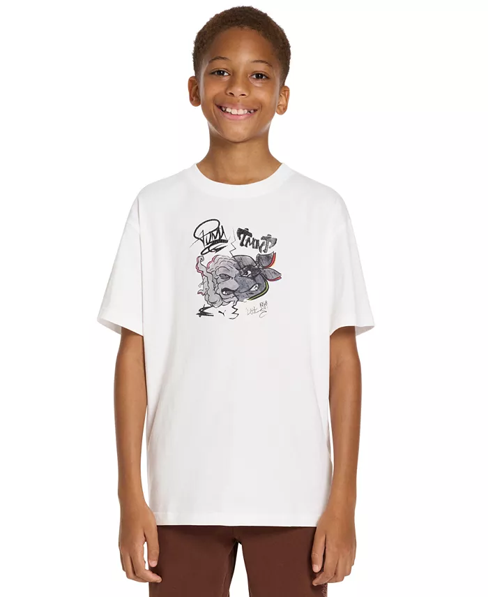 

Футболка X TMNT Big Boys Relaxed с принтом Puma, белый