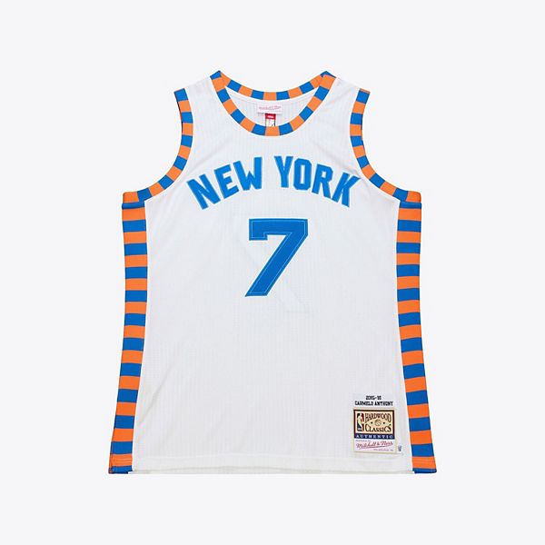 

Футболка Carmelo Anthony New York Knicks 2015-16 Hardwood Classics Authentic Mitchell & Ness