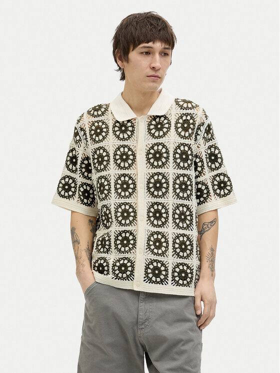 

Свободная рубашка Cartagena 12278724 Jack&Jones, бежевый