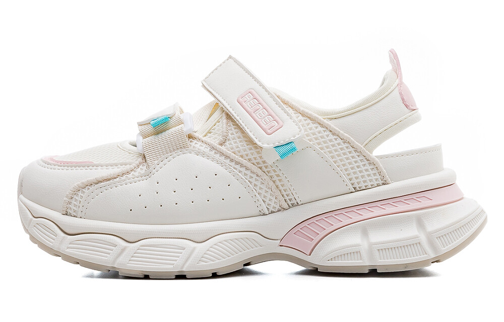 

Кроссовки RENBEN Chunky Sneakers Women's Low-top Beige/Pink, розовый