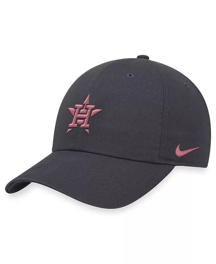 

Женская регулируемая шляпа графитового цвета Houston Astros Desert Berry Club Nike, серый