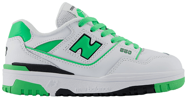 

Кроссовки New Balance 550 Little Kid 'Green Apple', белый