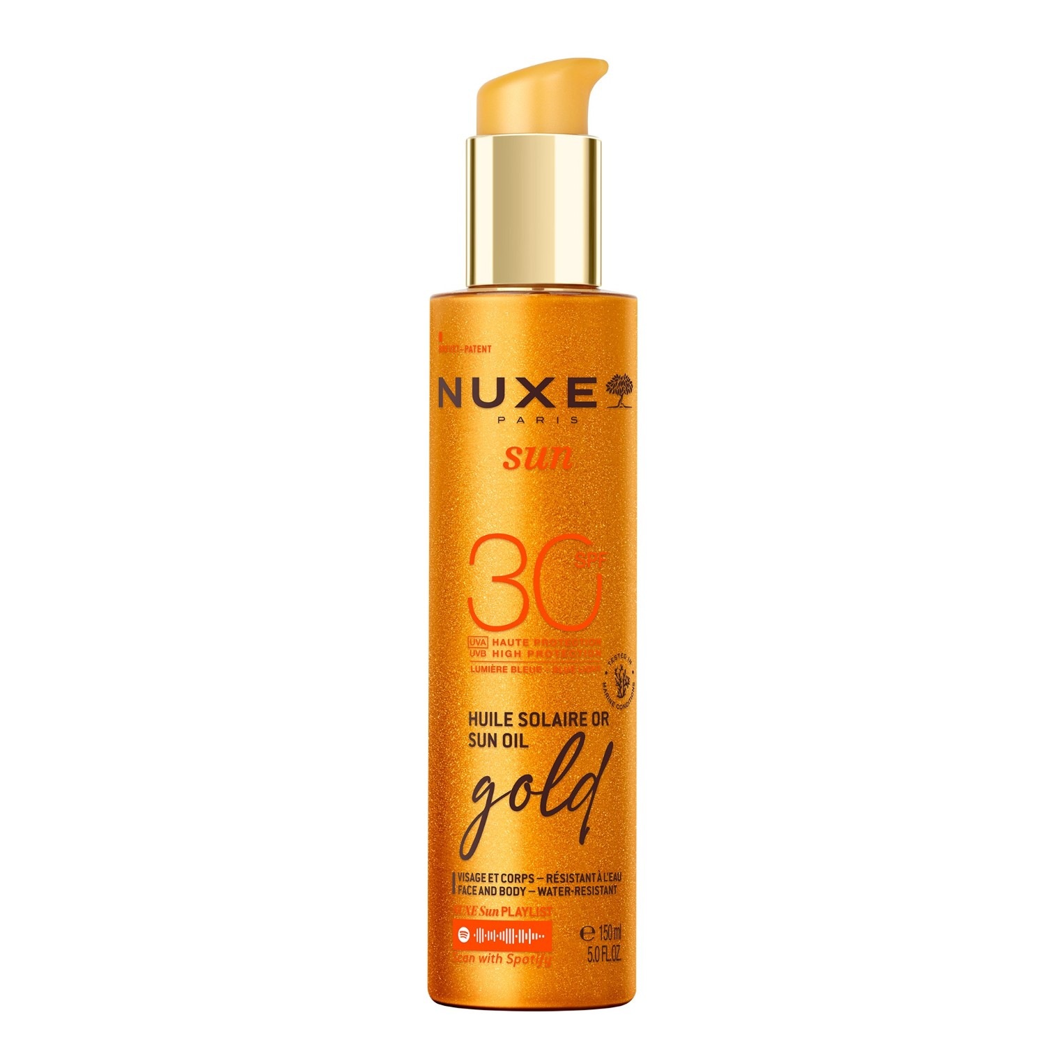 

Солнцезащитный крем sun spf 30 gold 150 Nuxe, объем 150 мл