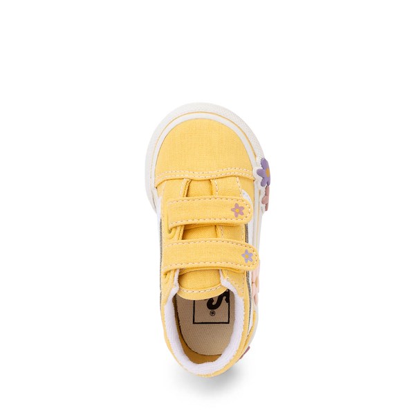 Кеды Vans Old Skool V Skate Shoe, цвет Yellow/Floral — фото 2