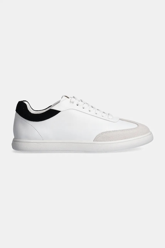 Кожаные кроссовки LP CUPSOLE LACE UP LTH MIX Calvin Klein, белый — фото 2