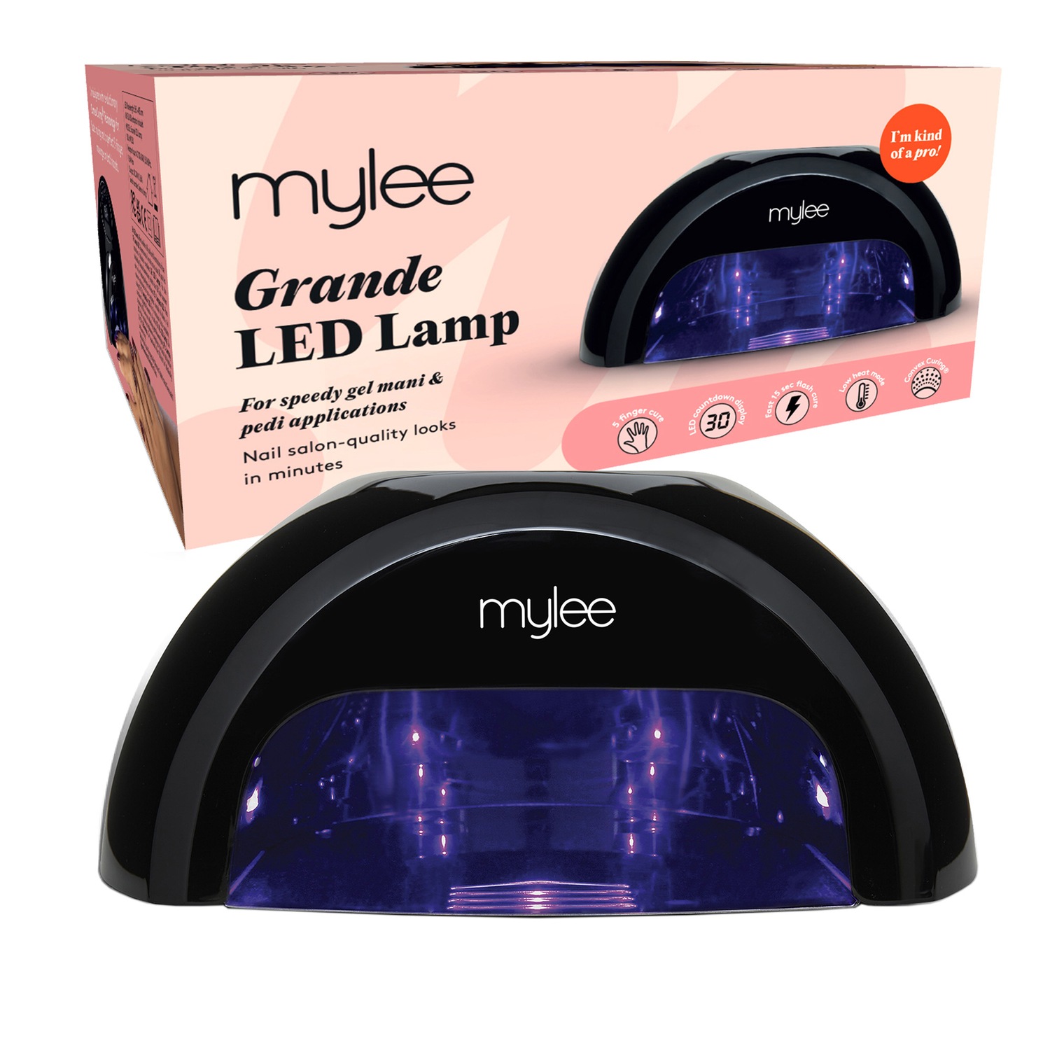 

Искусственные ногти grande led gel-nagellack-trockenlampe Mylee, количество 1 шт.