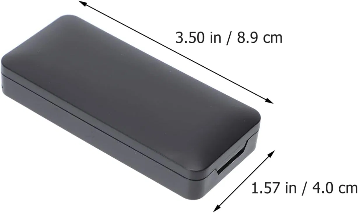 Палетка для макияжа Beaupretty 4 шт., пустая, 3 ячейки, с зеркалом, 8.9x4 см, черный — фото 4