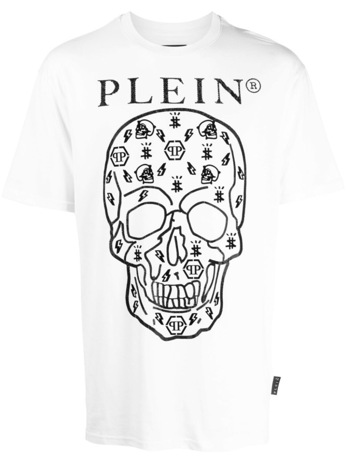 

Philipp Plein футболка с принтом, белый