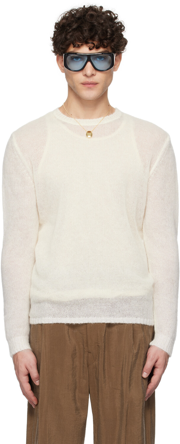 

Свитер Off-White Fine Champions Paloma Wool, белый