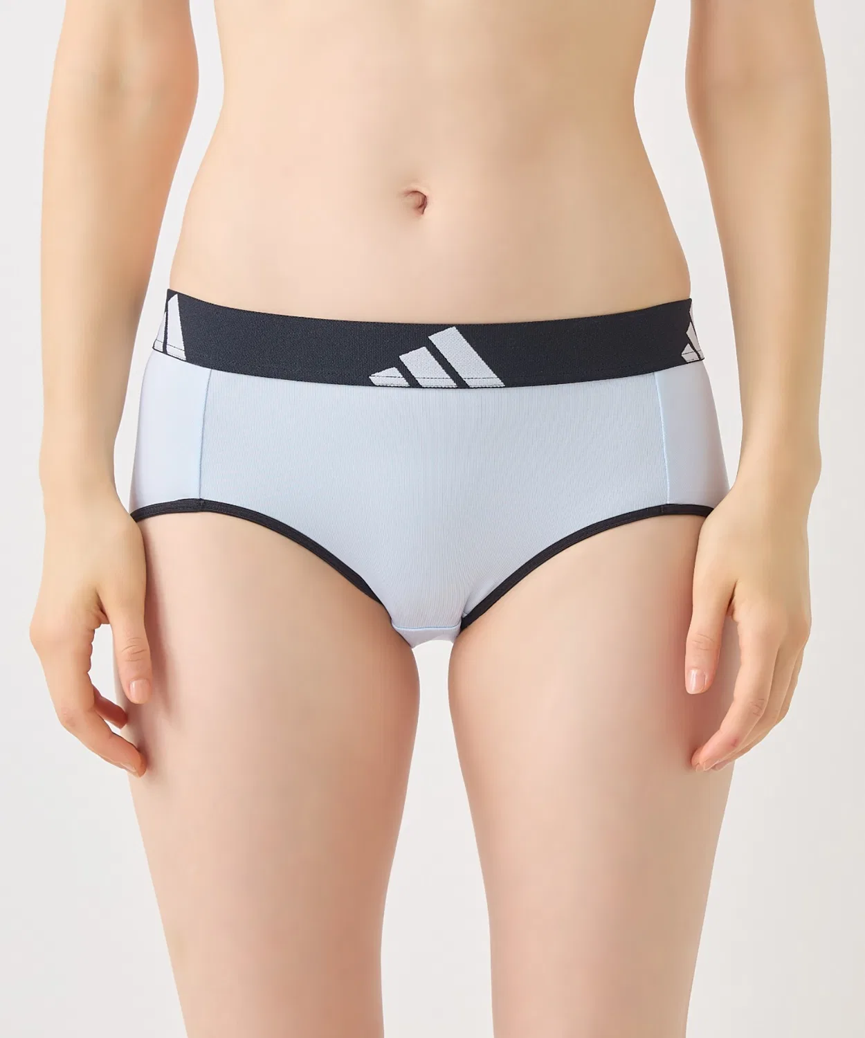 Шорты adidas Regular с логотипом, полиэстер, синий