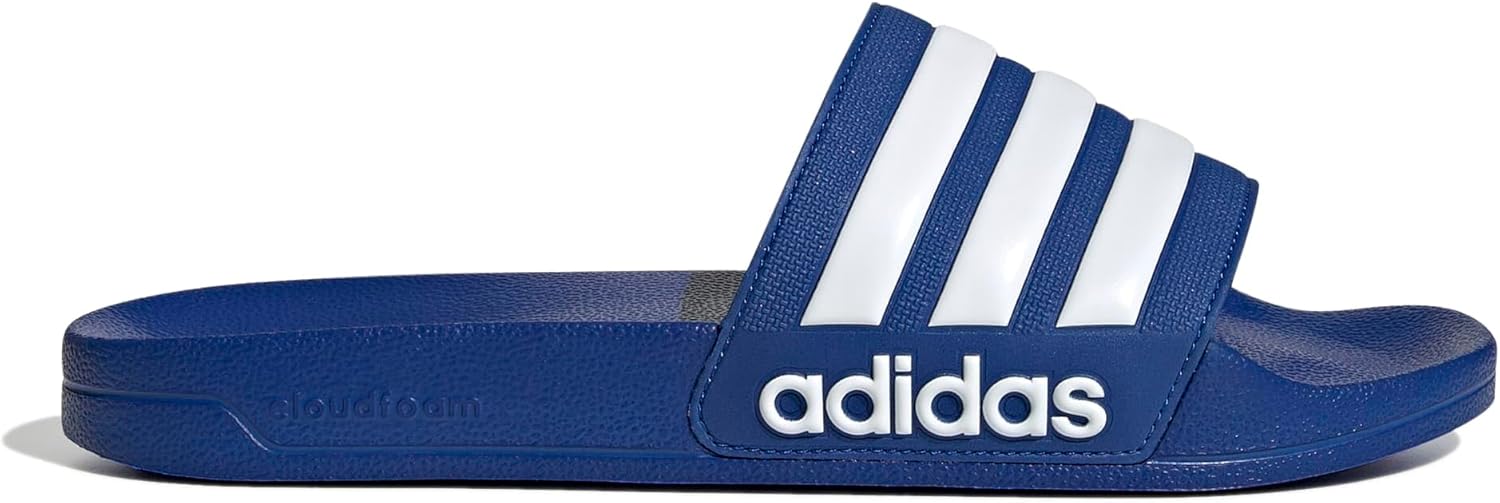 Мужские шлепанцы для душа adidas Adilette, Team Royal Blue/White — фото 2