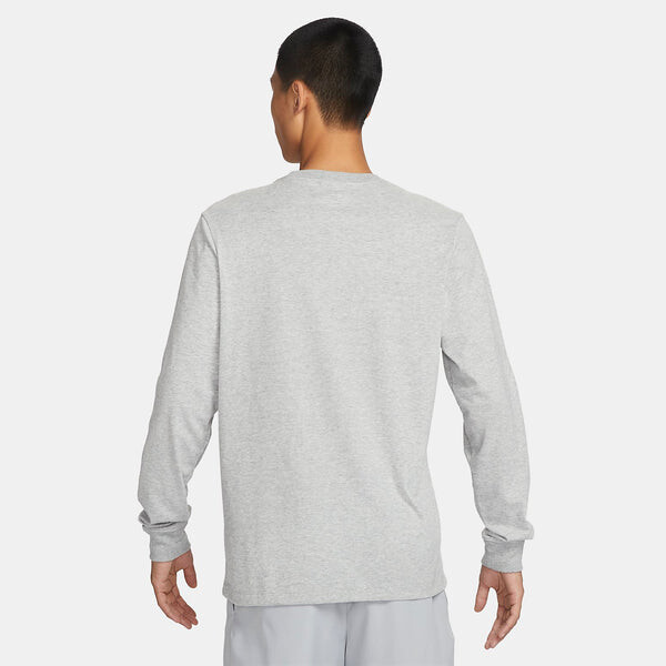 Футболка с длинным рукавом Dri Fit Nike, серый — фото 2