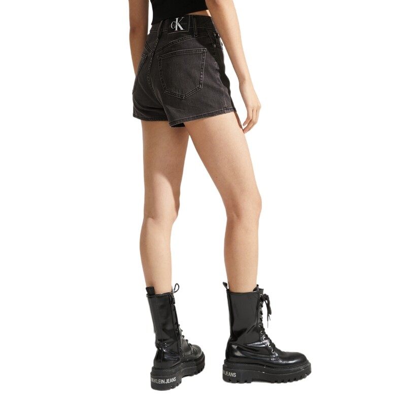 Calvin Klein Женские джинсовые шорты, цвет 1BY- Denim Dark Grey — фото 4
