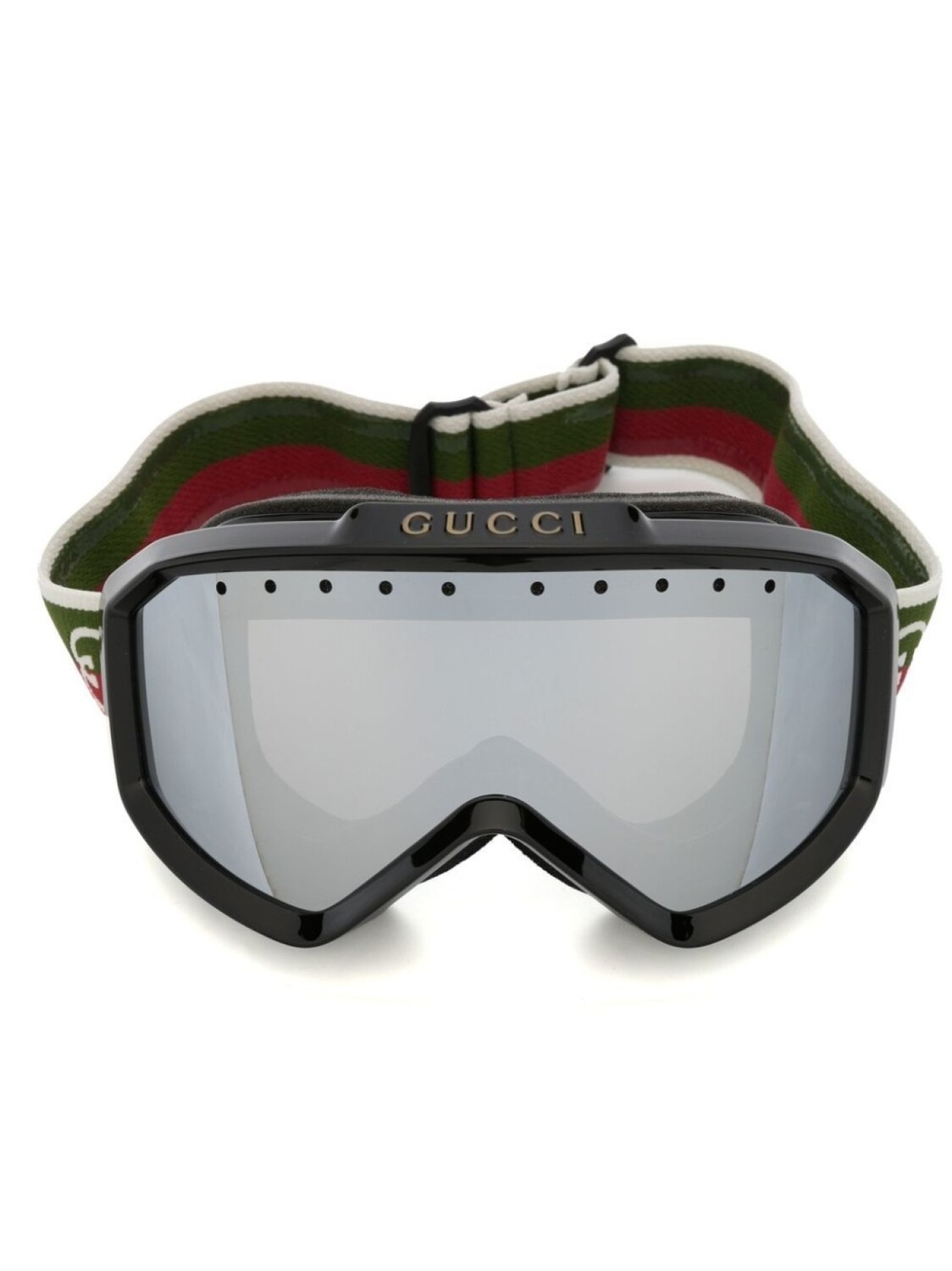 

Gucci Eyewear солнцезащитные очки-маска, черный