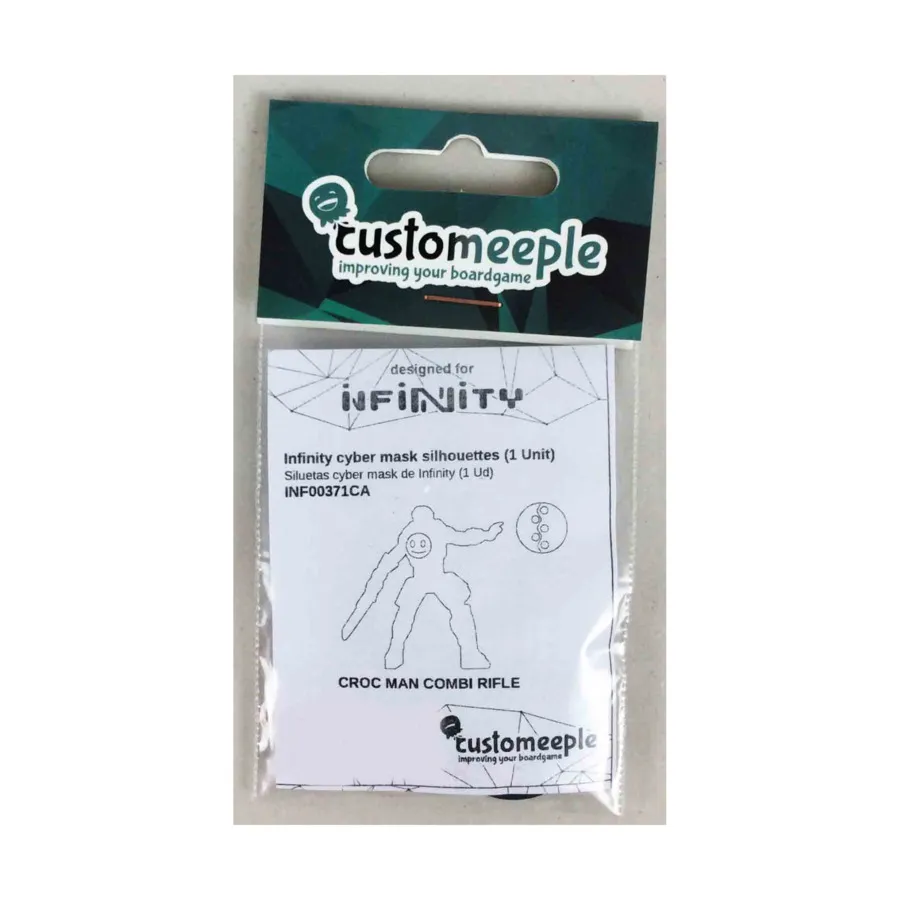 

Силуэты кибермасок - комбинированная винтовка человека-крокодила, Infinity - Tokens, Markers & Templates (Customeeple)