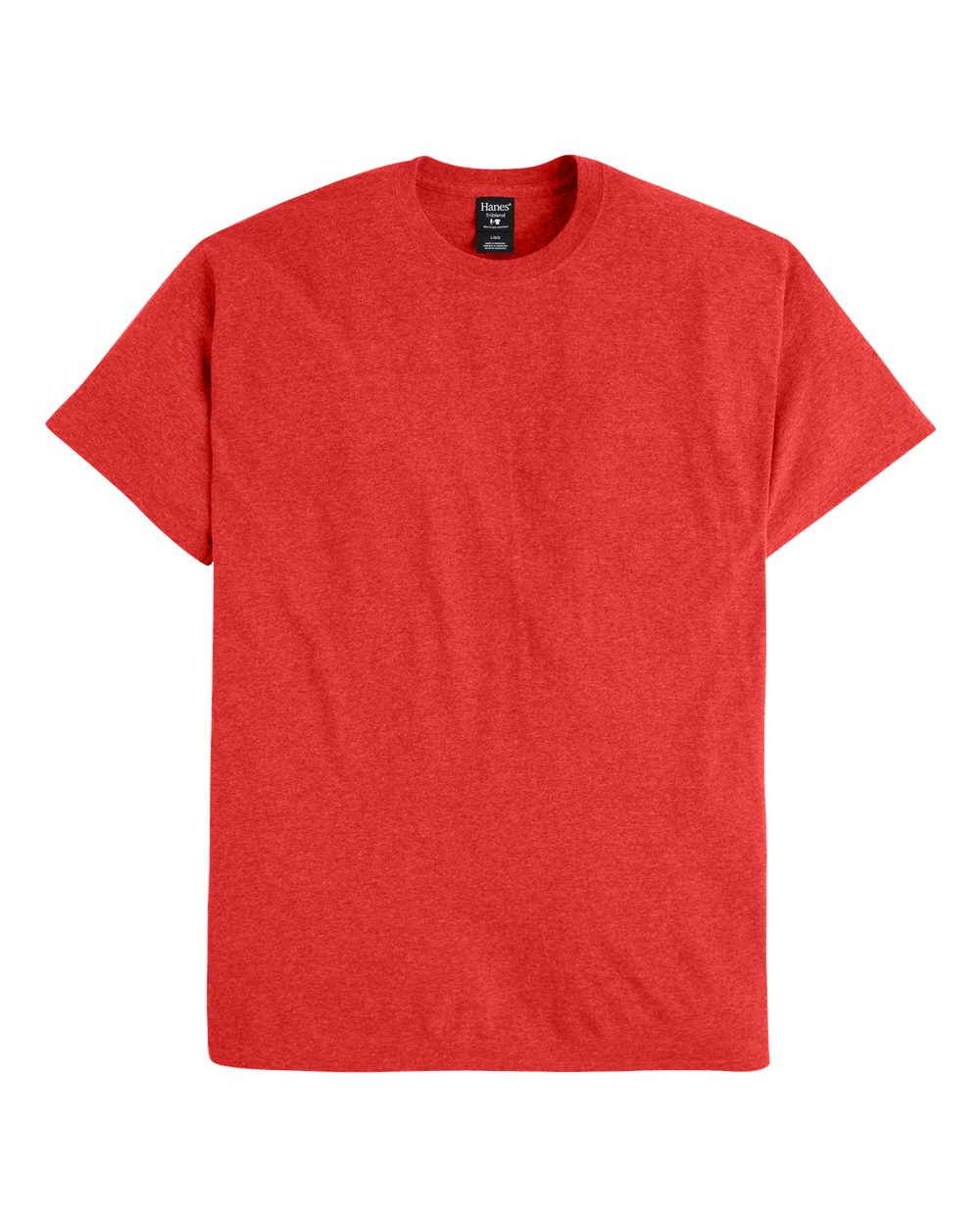 

Футболка Perfect-T Triblend Hanes, цвет poppy red heather
