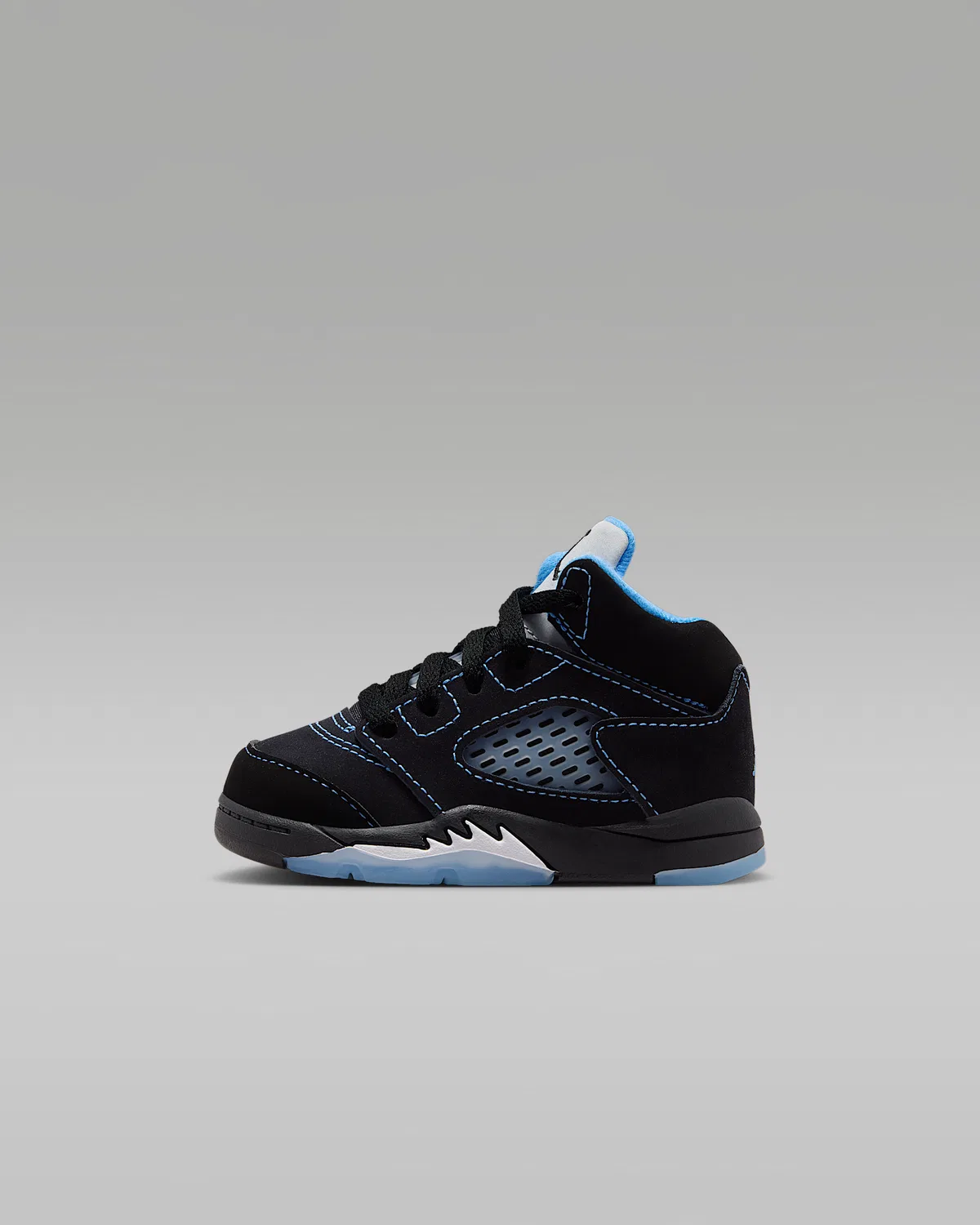 Кроссовки Jordan 5 "Black Carolina" для малышей, Black/White/University Blue
