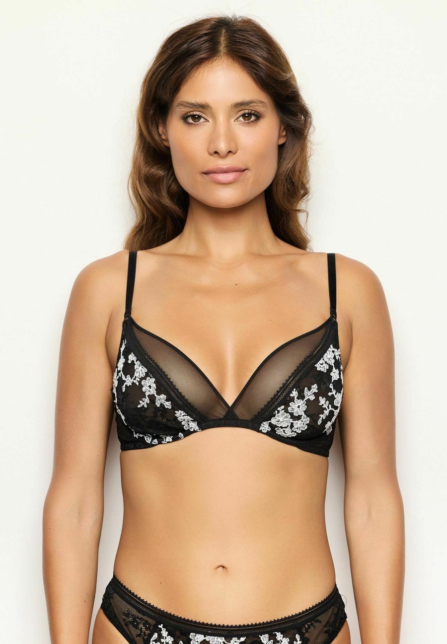 

Бюстгальтер Yamamay Underwired bra, Black Floral/Black