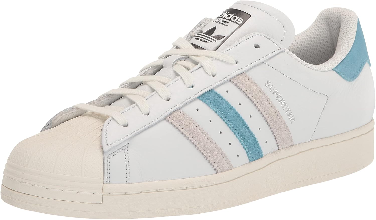 

Мужские кроссовки adidas Originals Superstar Classic низкие, белый/синий/серый/кремовый