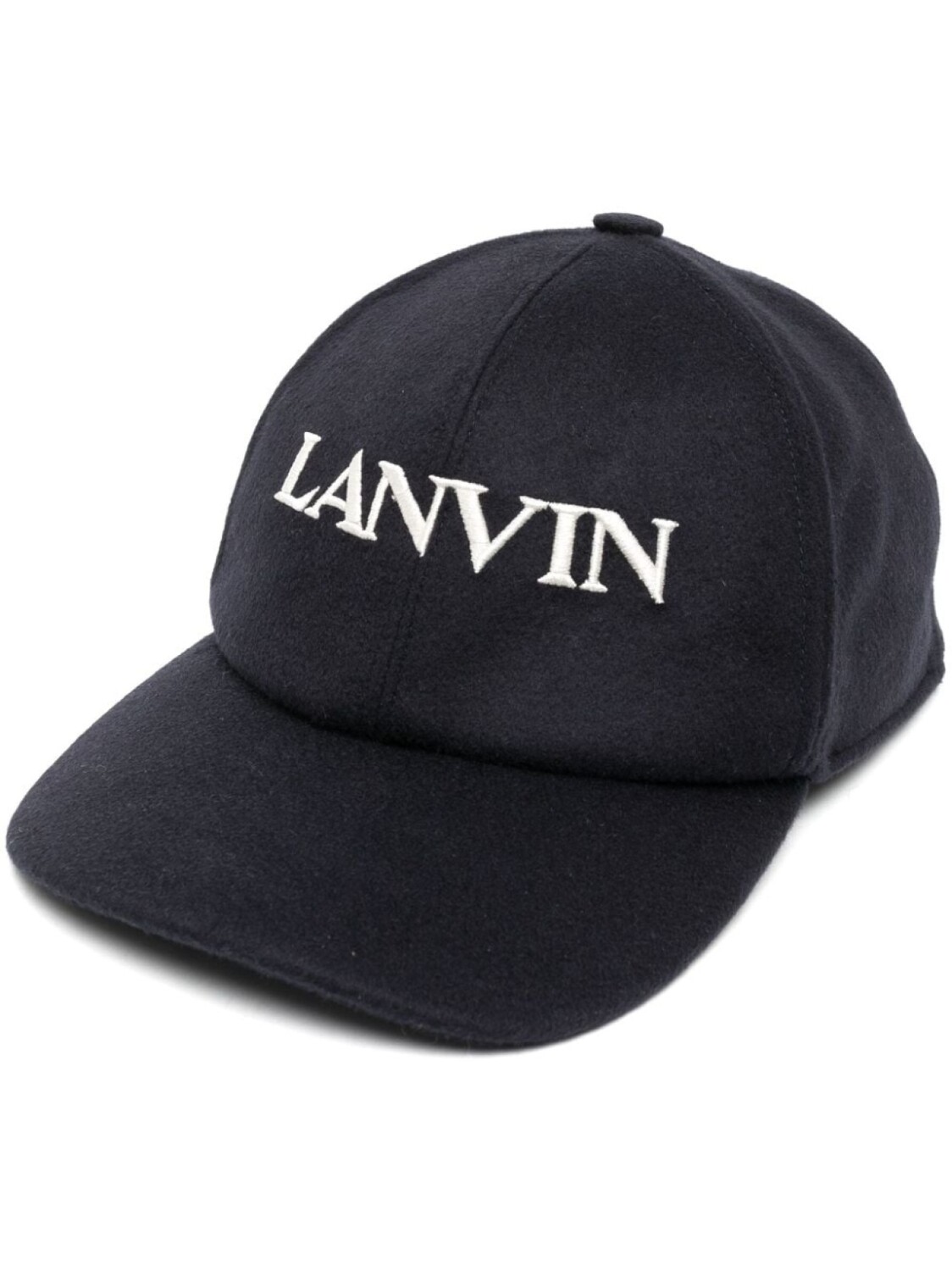 

Lanvin фетровая кепка с вышитым логотипом, синий