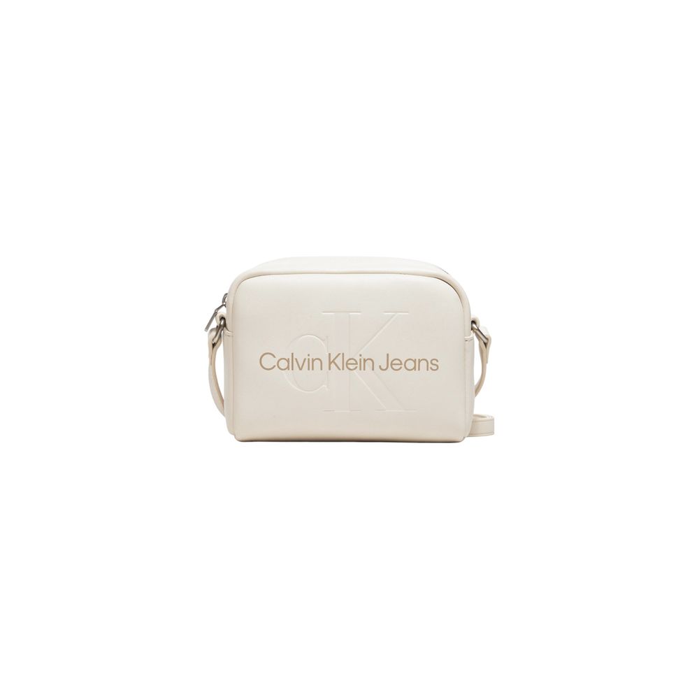 

Белая полиэтиленовая сумка Calvin Klein Jeans