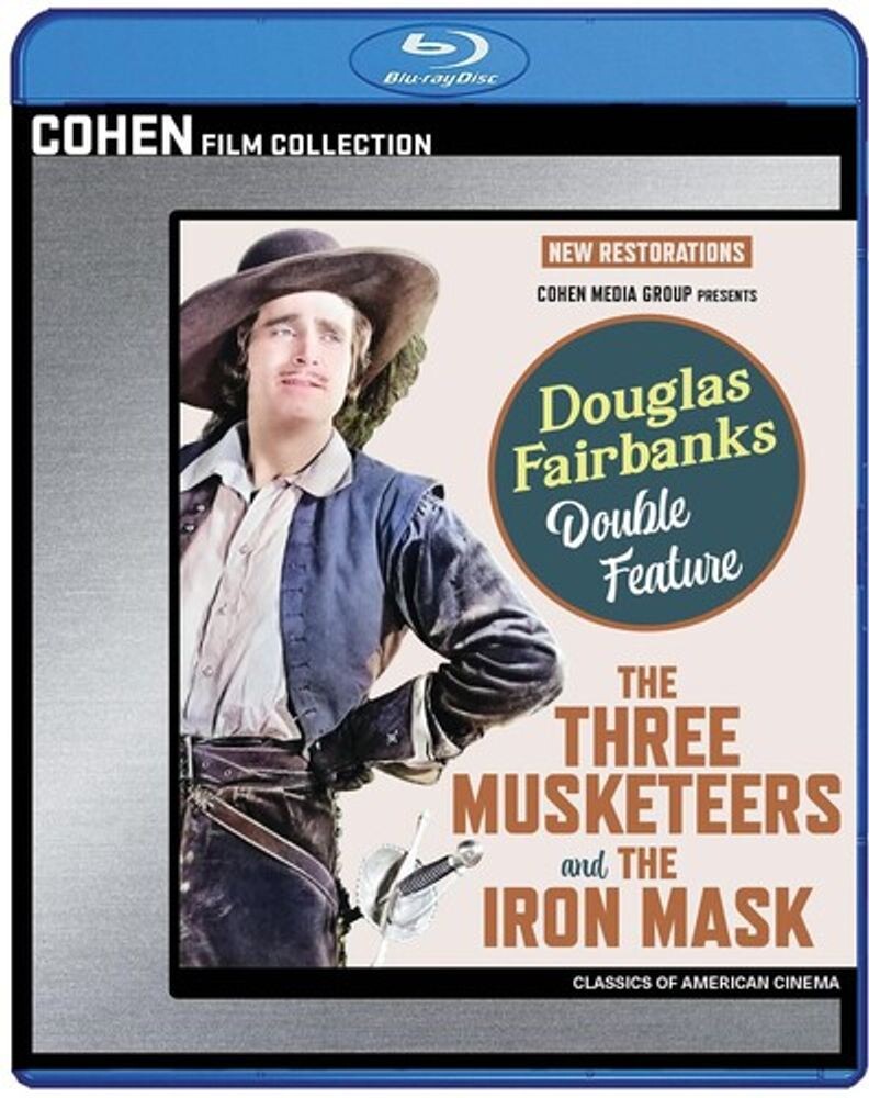 

Диск Blu-ray Douglas Fairbanks Double Feature: Three Musketeers / Man In The Iron Mask