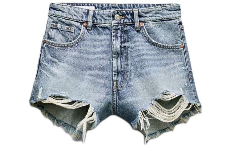 

Джинсовые шорты женские синие Zara