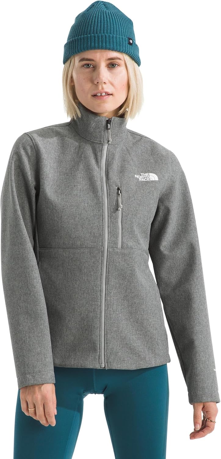 

THE NORTH FACE Женская куртка Apex Bionic 3 | Ветро- и влагозащитная софтшелл куртка с карманами, регулируемым низом и отворотами на манжетах, Tnf Medium Grey Heather