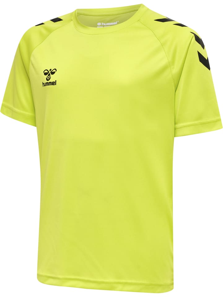 Футболка Hummel Hmlcore Kids в цвете лаймовое мороженое Hummel — фото 4