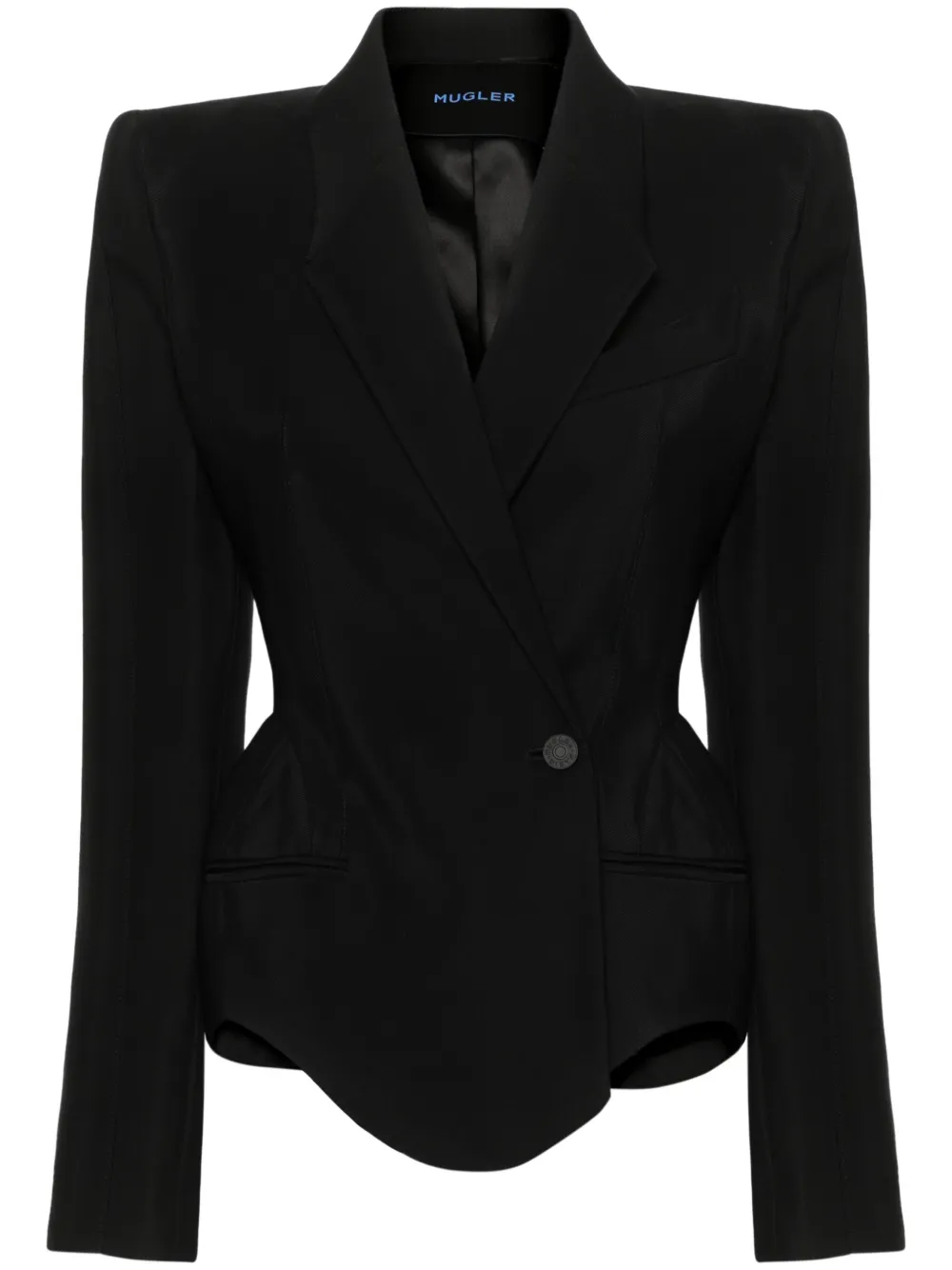 

Двубортный пиджак Mugler, черный