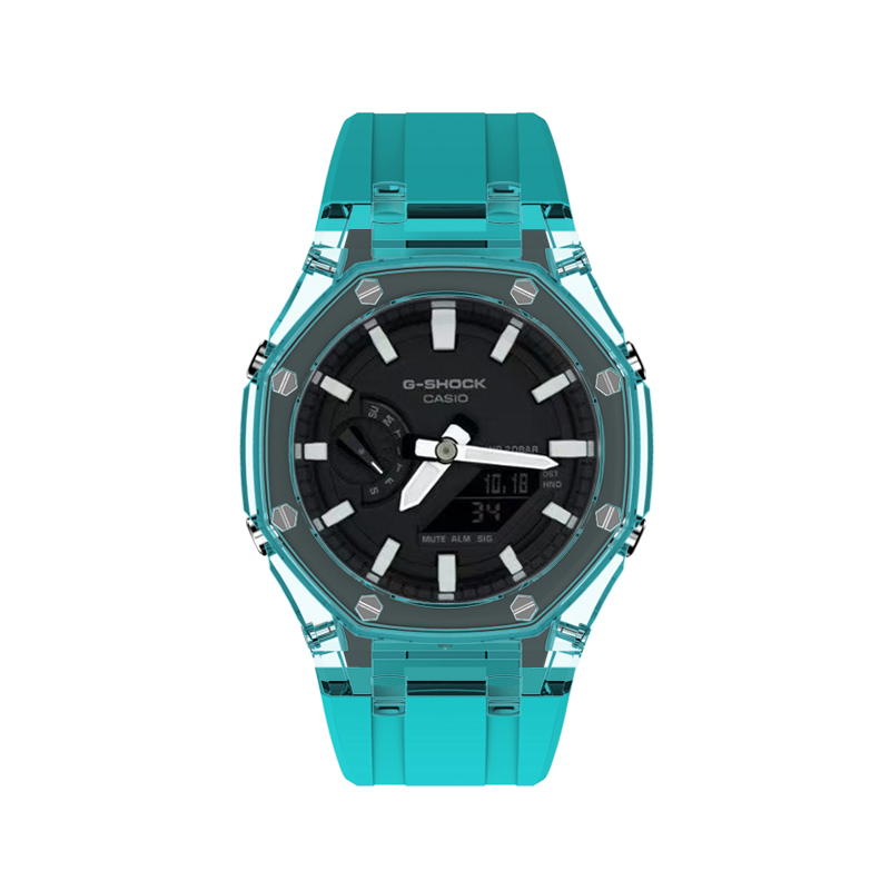 

CASIO Ретрофит серия электронный механизм силиконовый ремешок часы унисекс черный циферблат