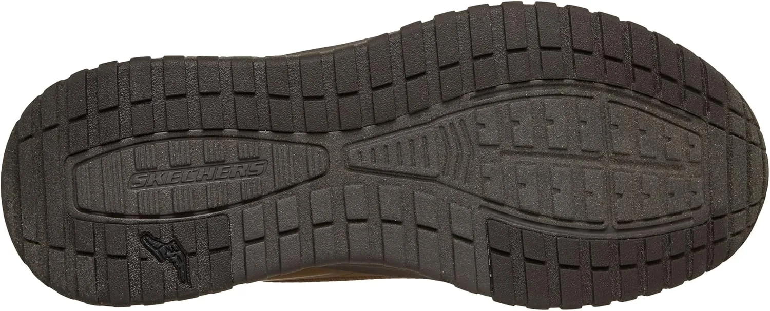 Мужские водонепроницаемые спортивные кроссовки Skechers John Deere из износостойкой ткани с эластичным ремешком и резиновой амортизацией Goodyear, коричневый — фото 4