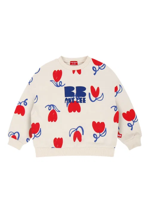 Толстовка на молнии Baby Bluee Fleece кремовая — фото 2