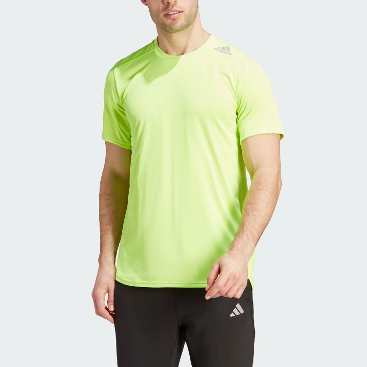Футболка мужская ярко-лимонная Adidas DESIGNED 4 — фото 3