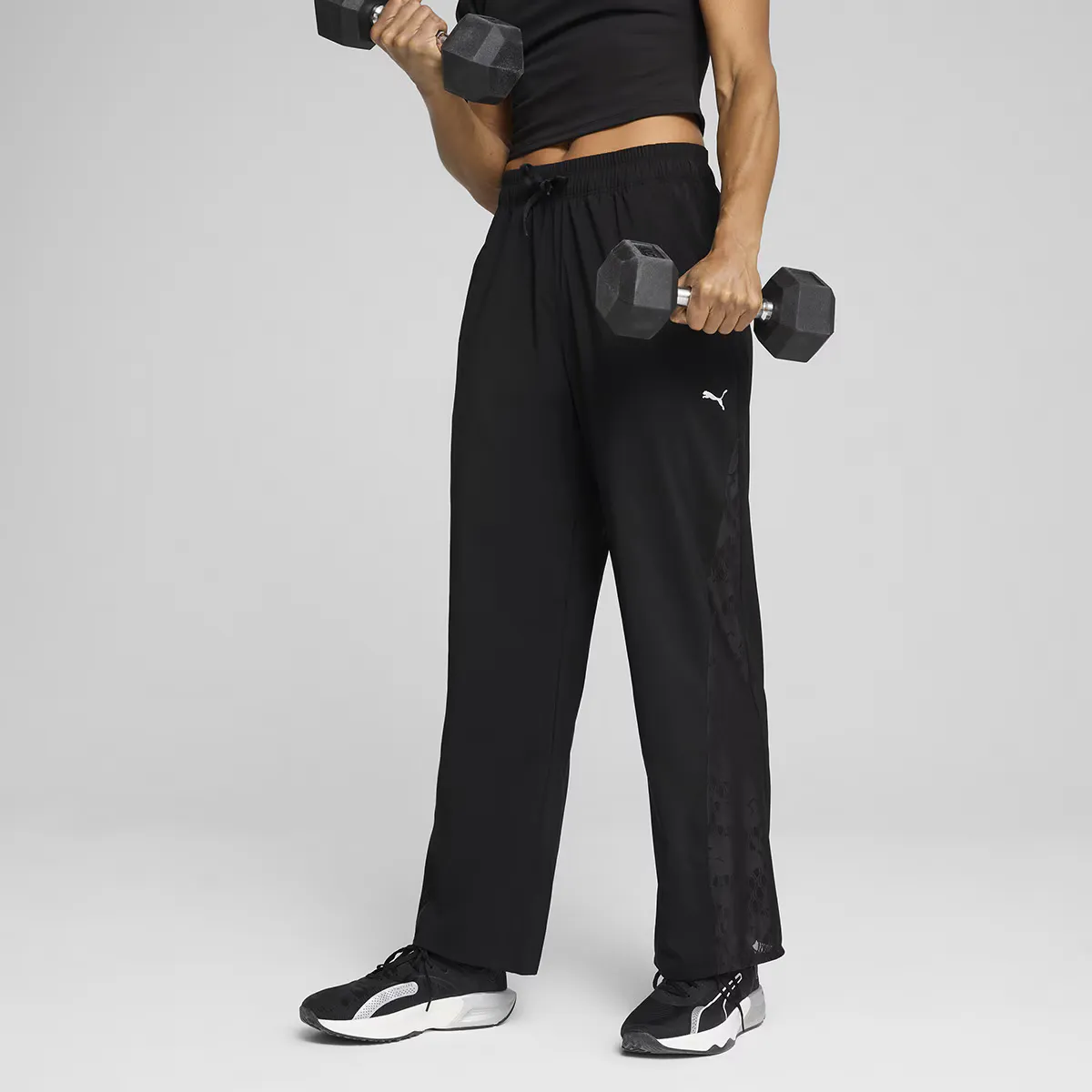 

Кружевные тканые женские брюки Puma, чёрный