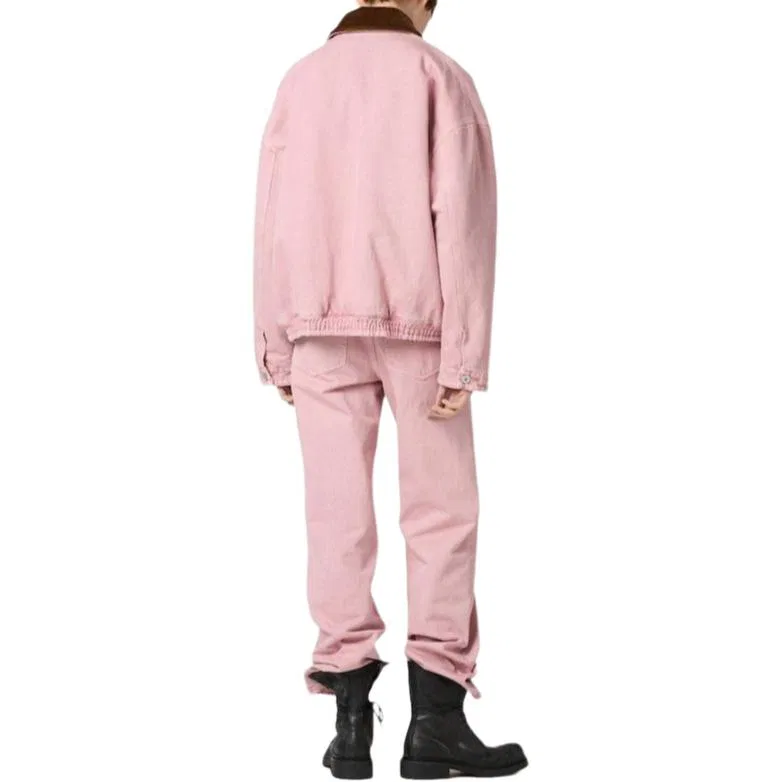 Джинсы Cotton MIU MIU розовые — фото 3