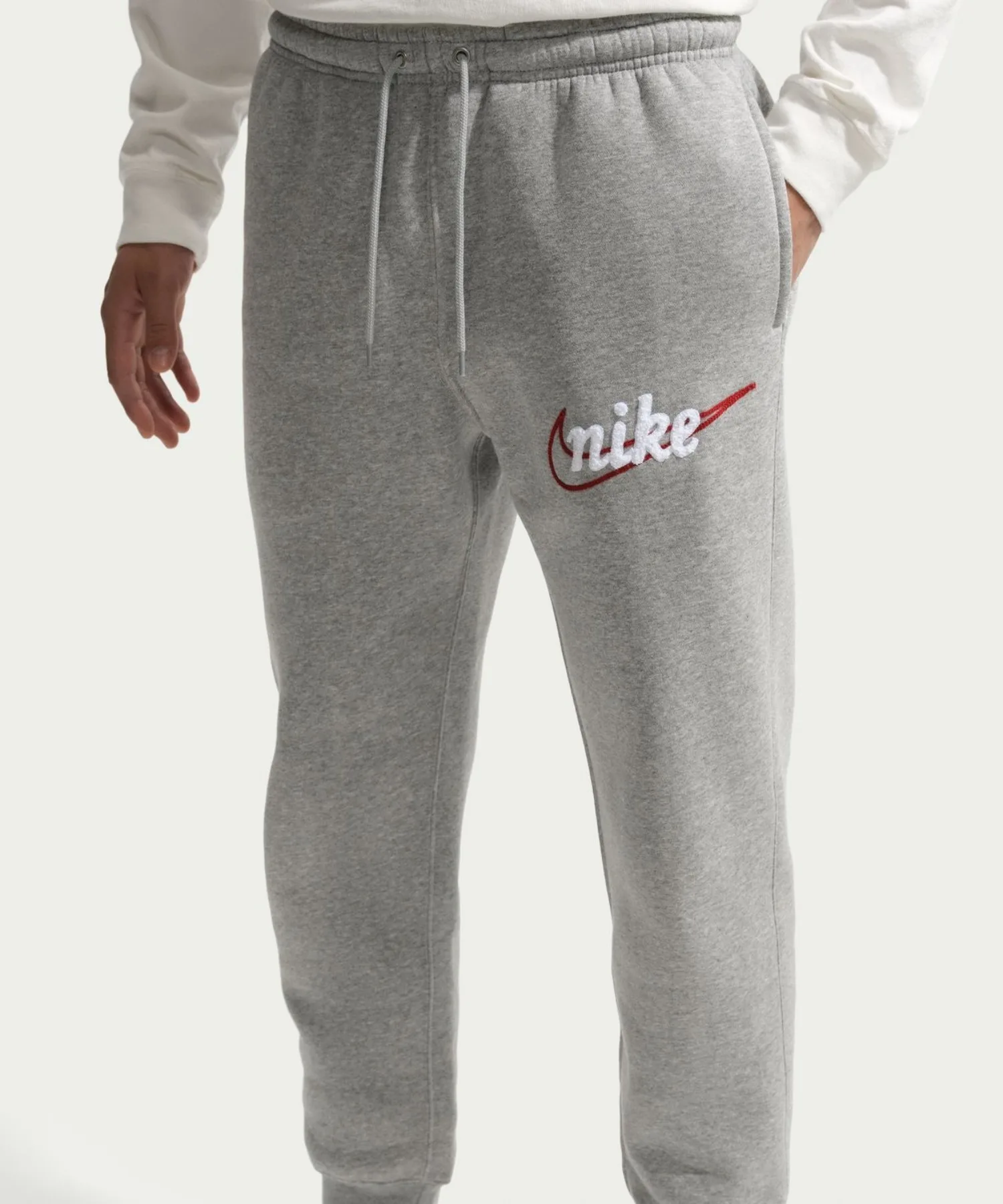 Мужские штаны из флиса Nike Club BB Jogger CTB серые