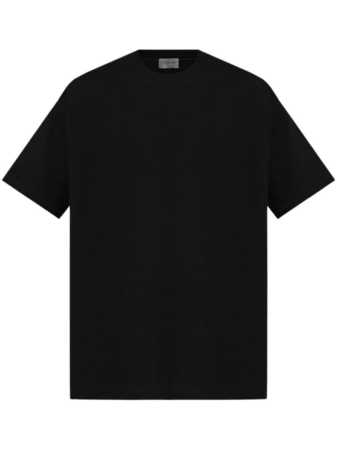 

Yohji Yamamoto футболка с логотипом, черный